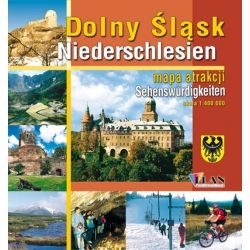 Dolny Śląsk - kieszonkowa mapa atrakcji (wersja polsko-niemiecka)