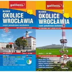 Bliskie okolice Wrocławia - komplet 2 map