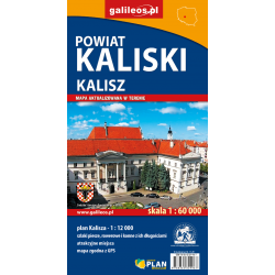 Kalisz i powiat kaliski - mapa papierowa