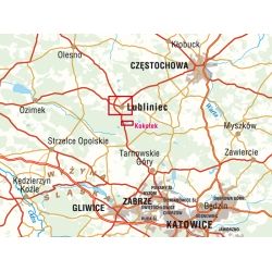 Lubliniec - plan miasta