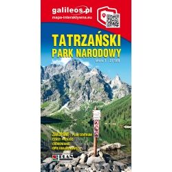 Tatrzański Park Narodowy - mapa laminowana