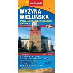 Wyżyna Wieluńska - Załęczański Park Krajobrazowy - mapa papierowa