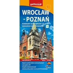 Wrocław – Poznań, rowerowy bursztynowy szlak R9 - mapa papierowa