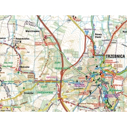 Wzgórza Trzebnickie - mapa papierowa